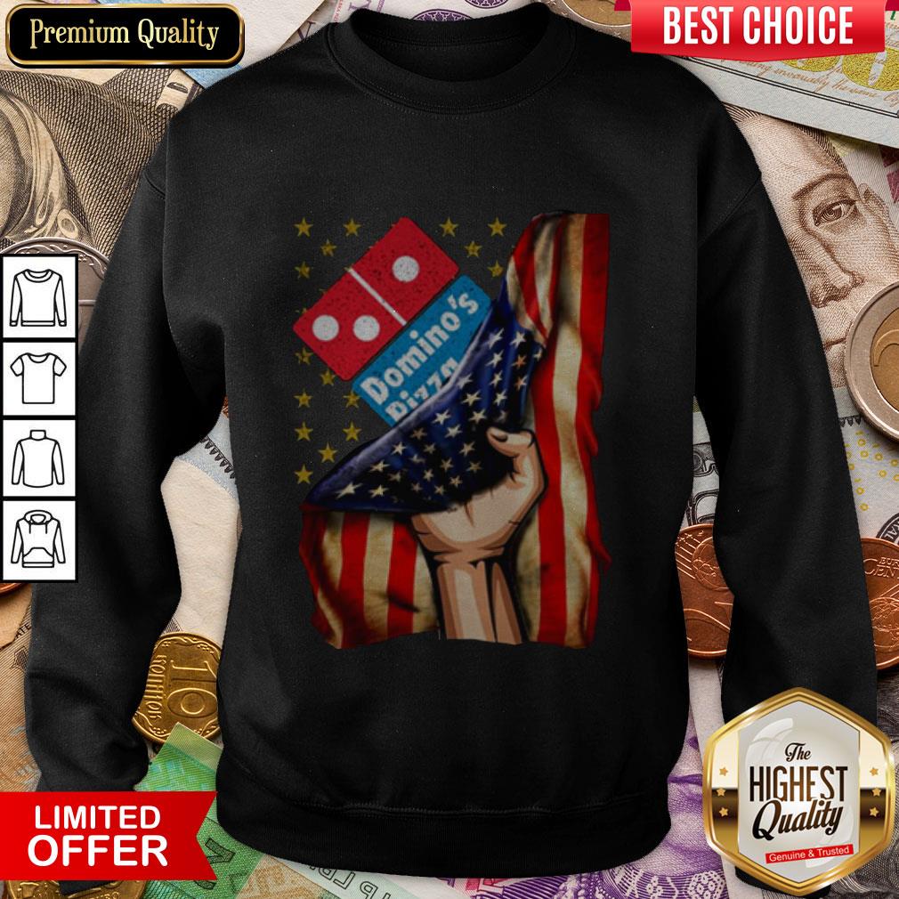 Domino'S Pizza American Flag T-Shirt