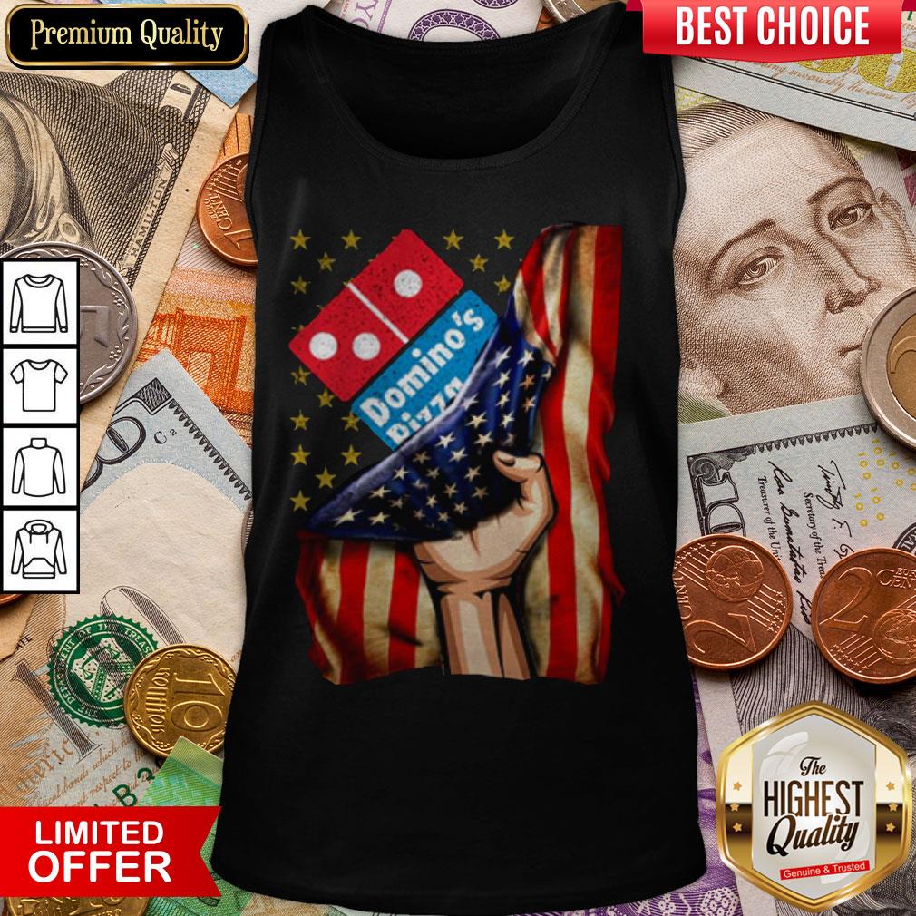 Domino'S Pizza American Flag T-Shirt