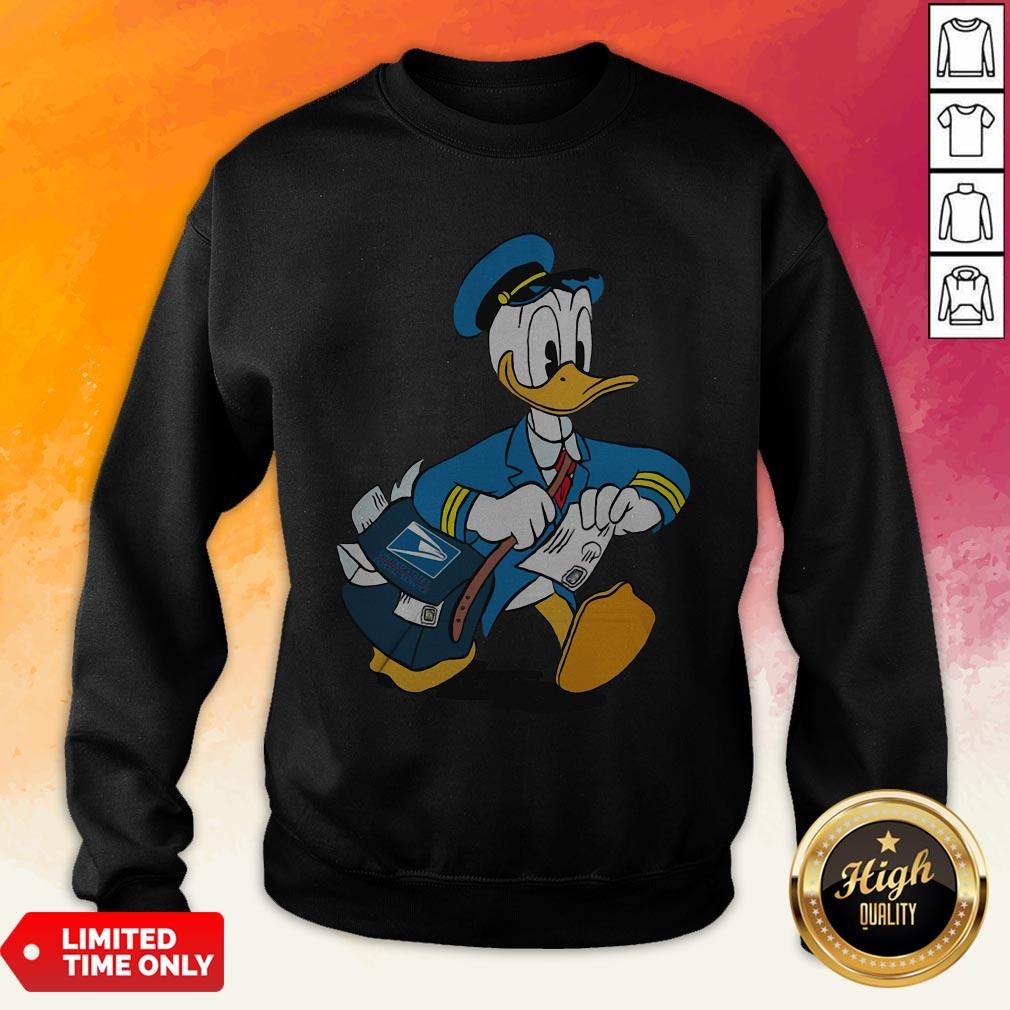 Donald Duck Mail Carrier Drawing Cartoon Shirt