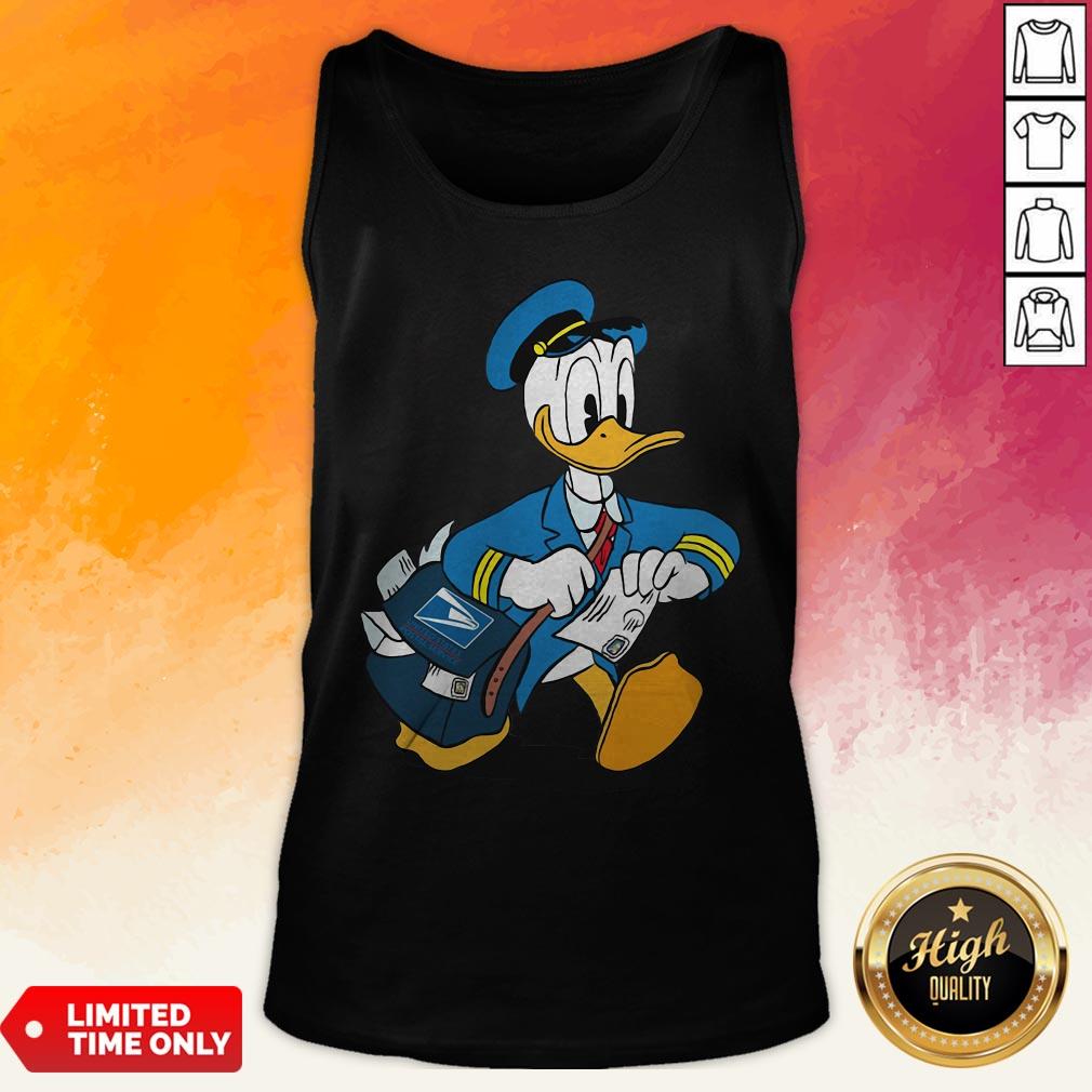 Donald Duck Mail Carrier Drawing Cartoon Shirt