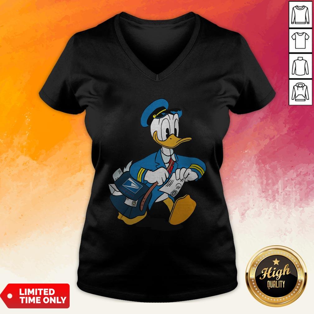 Donald Duck Mail Carrier Drawing Cartoon Shirt