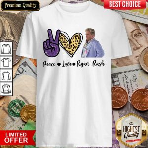 Nice Peace Love Ryan Rash Tee Shirt