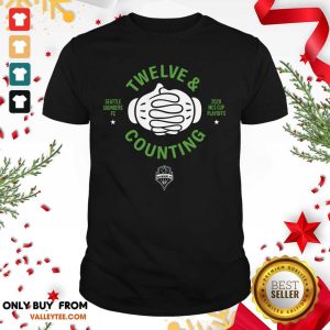 Cute Seattle Sounders Fc Twelve And Counting 2020 Mls Cup Playoffs Shirt