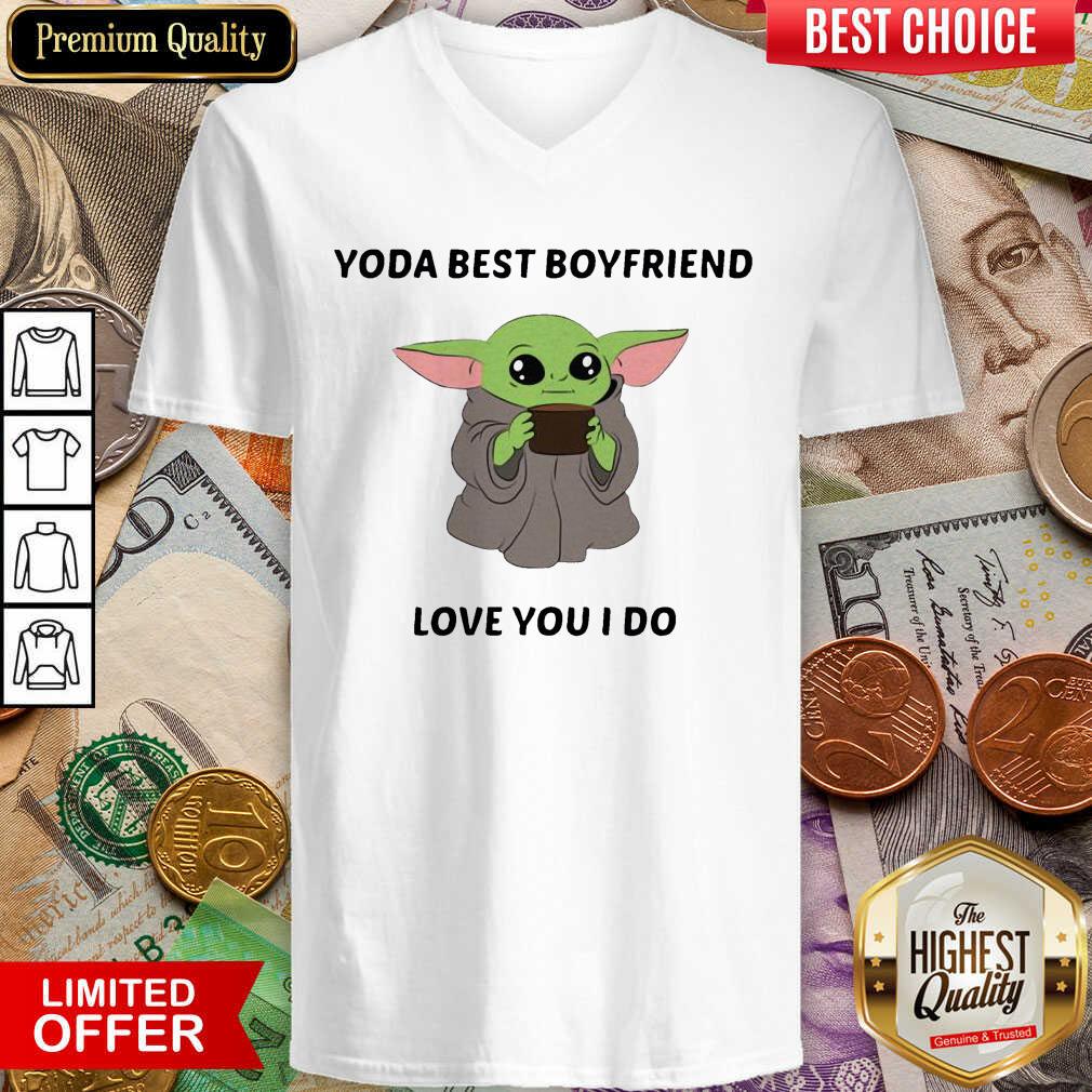 Funny Baby Yoda Best Boyfriend Love You I Do Shirt