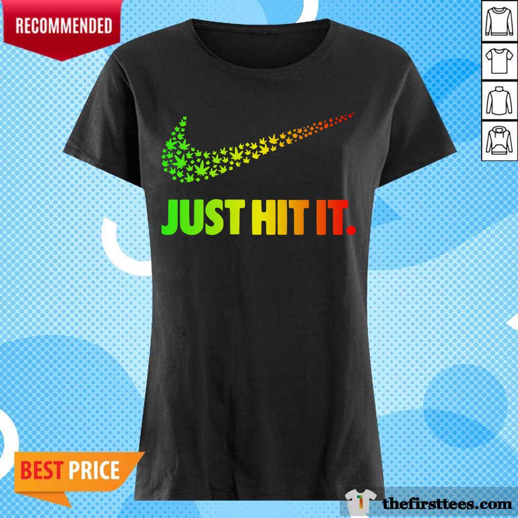 Funny Nightmare Before Coffee Shirt420 Weed Nike Just Hit It Shirt