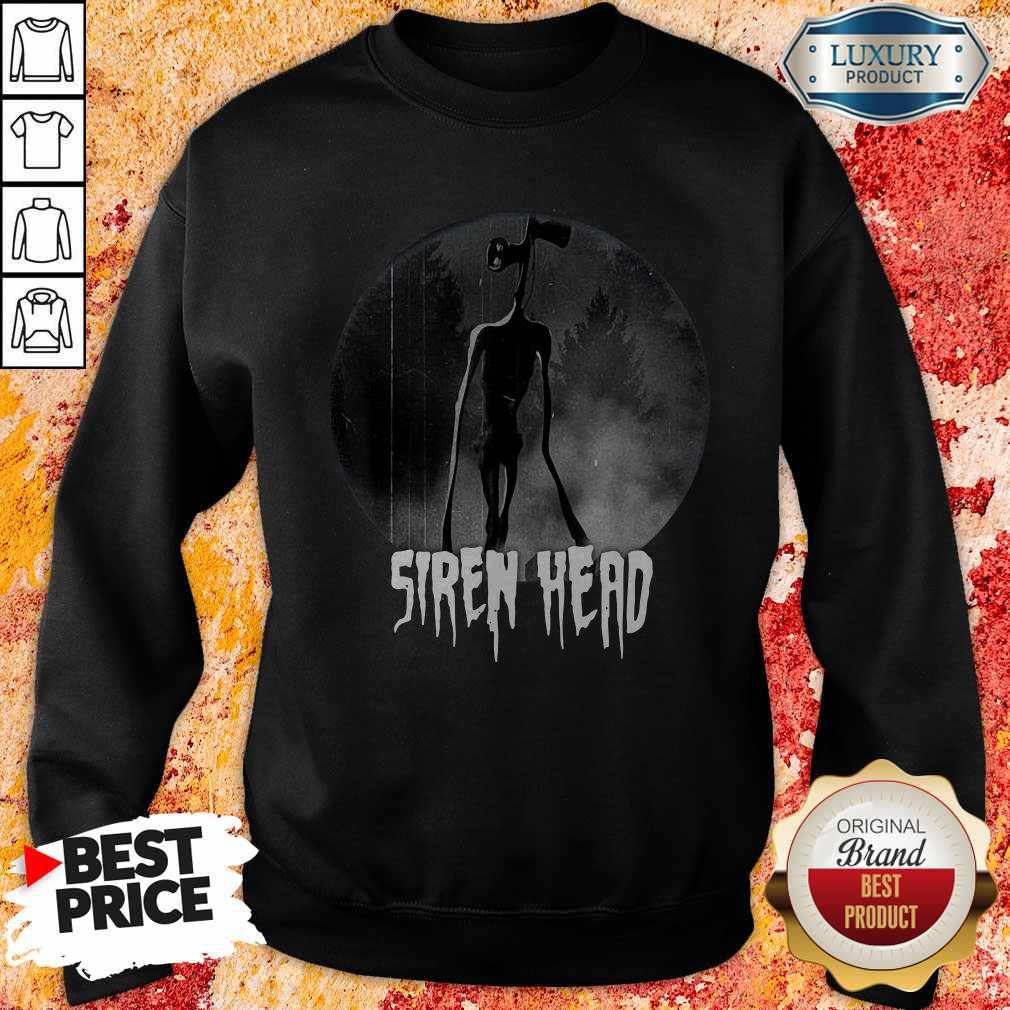 Funny Scary Siren Head Vintage Meme Character Halloween Shirt