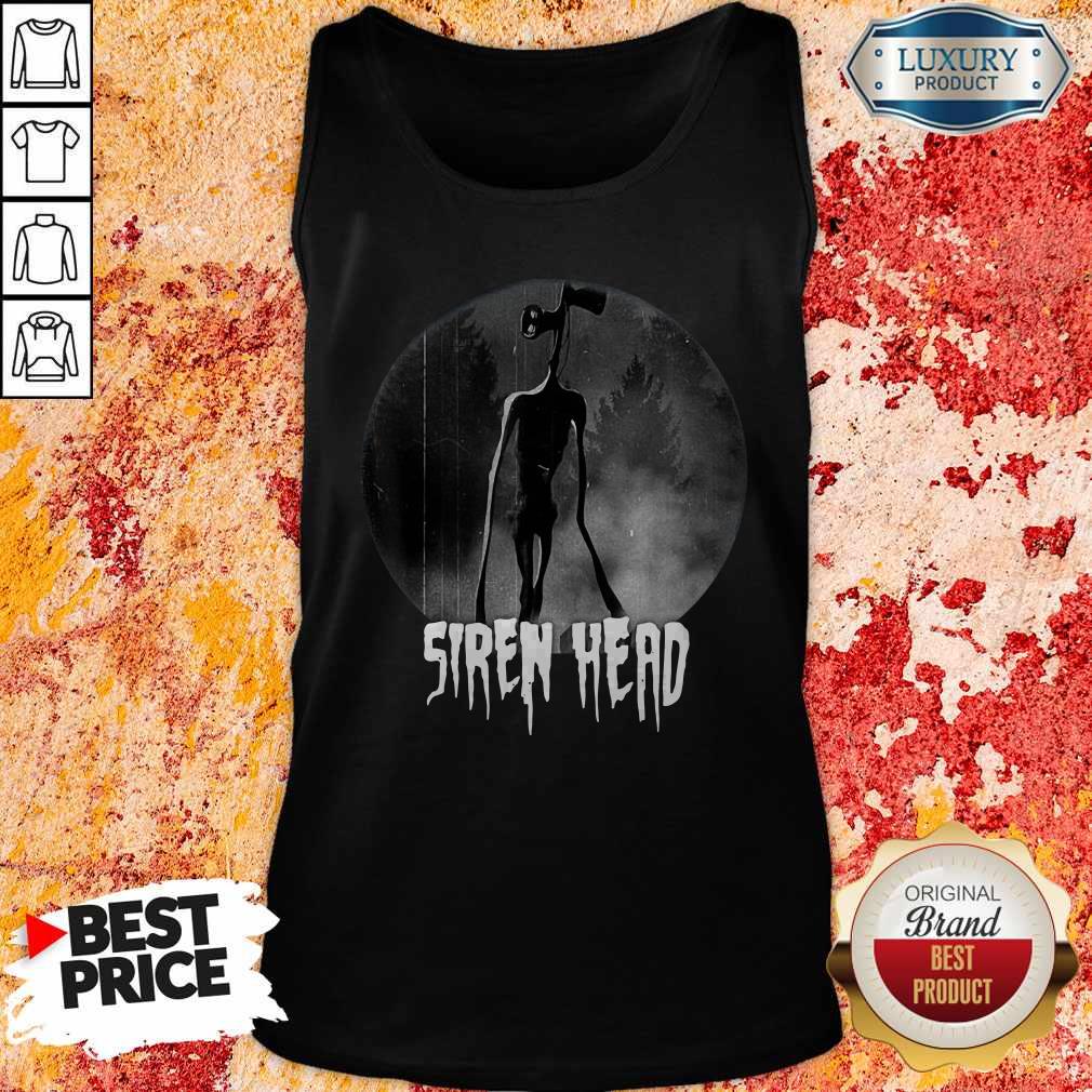Funny Scary Siren Head Vintage Meme Character Halloween Shirt