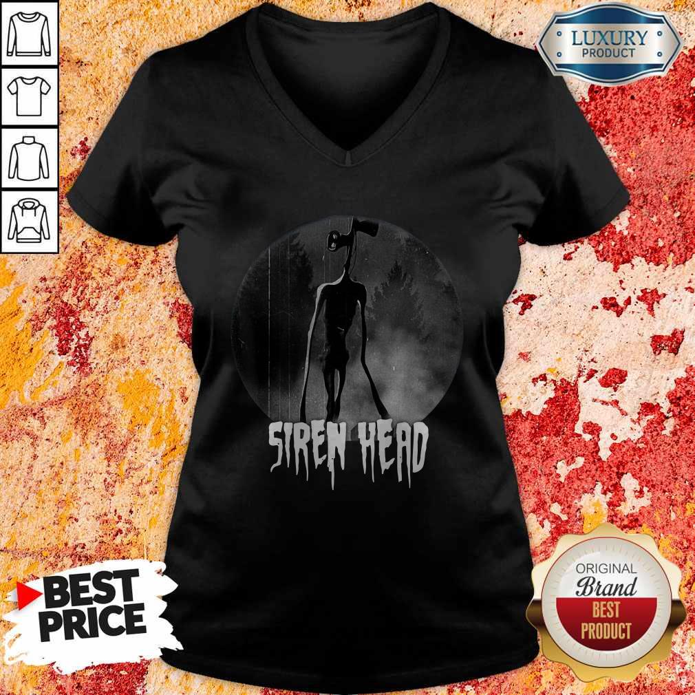 Funny Scary Siren Head Vintage Meme Character Halloween Shirt