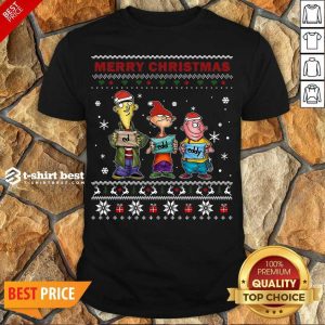 Perfect Ed Edd Eddy Merry Christmas Ugly Shirt