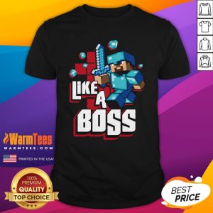Hot JINX Minecraft Big Boys’ Like A Boss Shirt