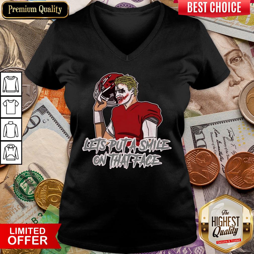 Good Put A Smile On Let’s Put A Smile On That Face Joker Shirt