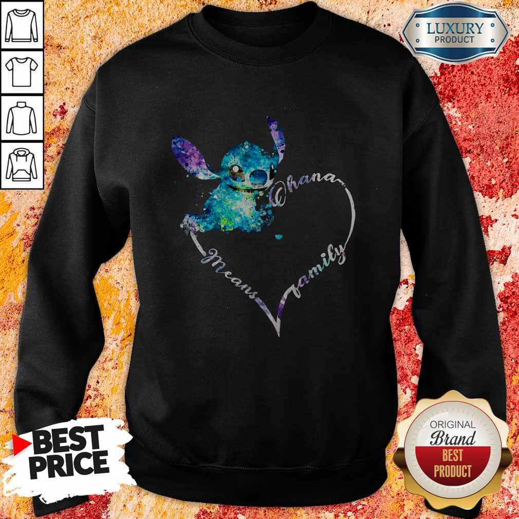Good Stitch Ohana Mean Family Heart Shirt