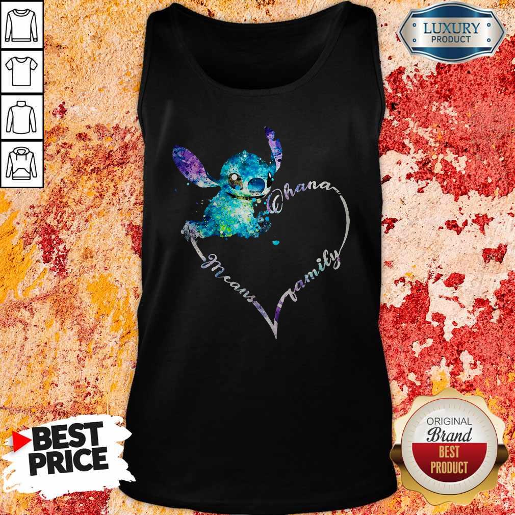 Good Stitch Ohana Mean Family Heart Shirt