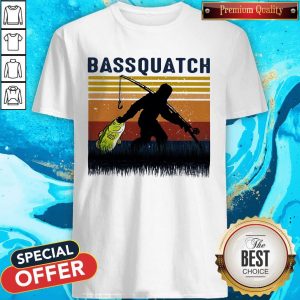 Perfect Bigfoot Fishing Bassquatch Shirt