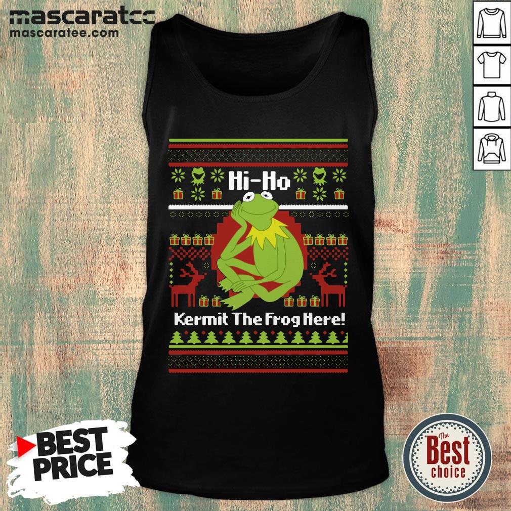 Hi Ho Kermit The Frog Here Christmas Shirt