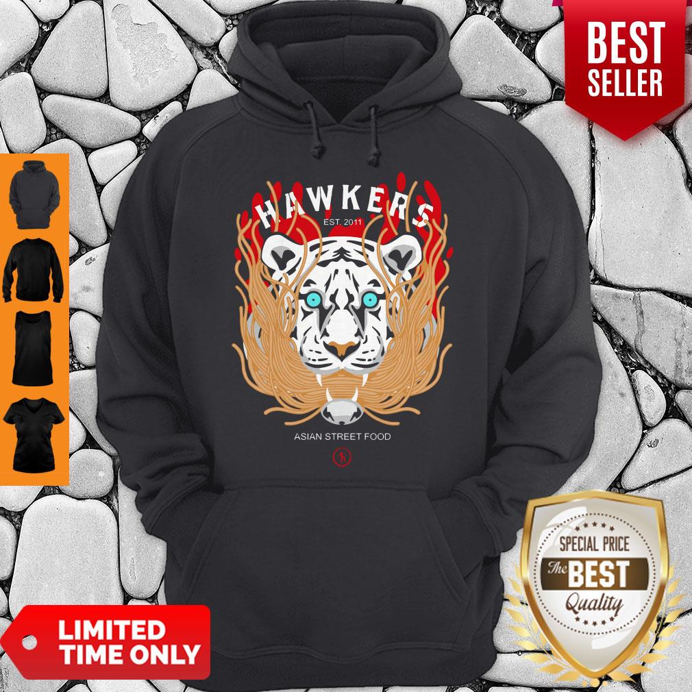 Official Hawkers Asian Street Food Tiger Shirt
