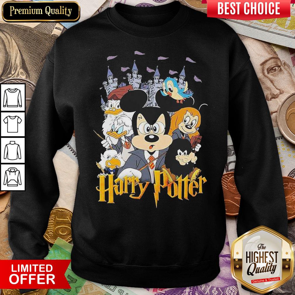 Hot Mickey Mouse And Duck Donald Harry Potter Shirt
