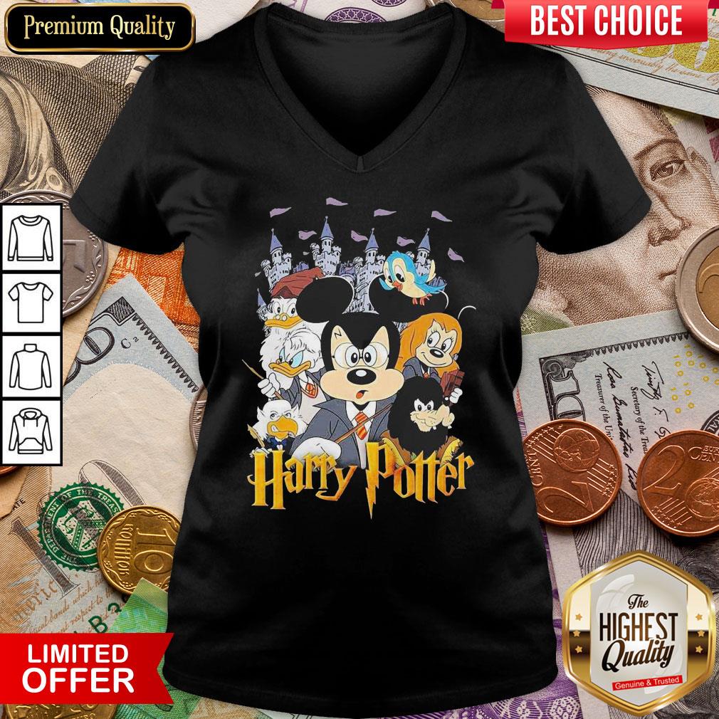 Hot Mickey Mouse And Duck Donald Harry Potter Shirt