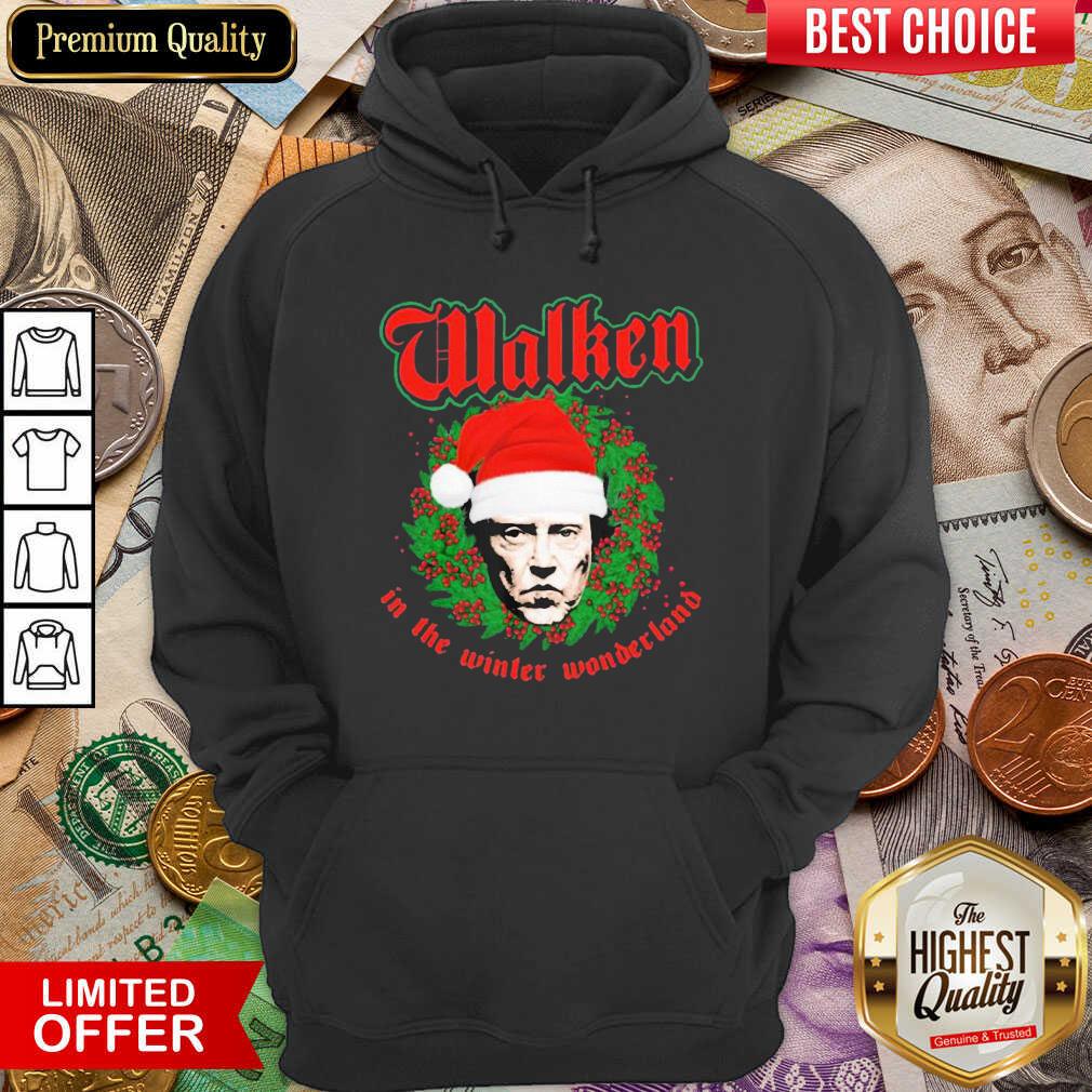 Hot Walken In The Winter Wonderland Christopher Walken Christmas Shirt