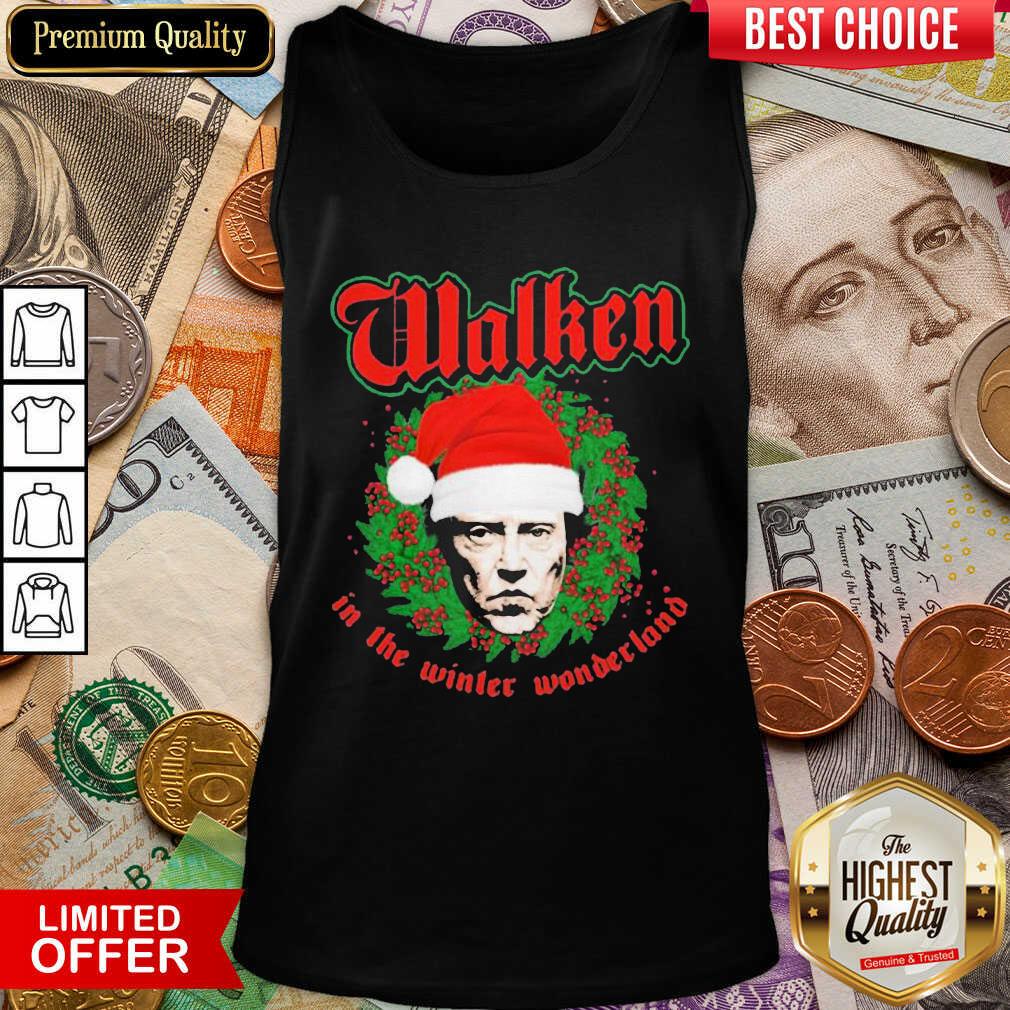 Hot Walken In The Winter Wonderland Christopher Walken Christmas Shirt