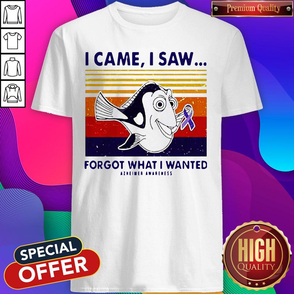 I Came I Saw Forgot What I Wanted Azheimer Vintage Shirt
