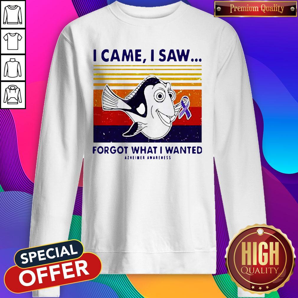 I Came I Saw Forgot What I Wanted Azheimer Vintage Shirt