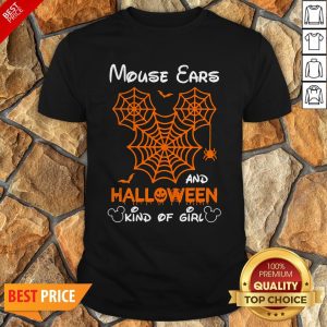 Mickey Mouse Ears And Halloween Kind Of Girls Shirt