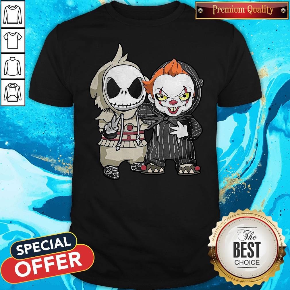 Jack Skellington And Pennywise Friend Happy Halloween Shirt