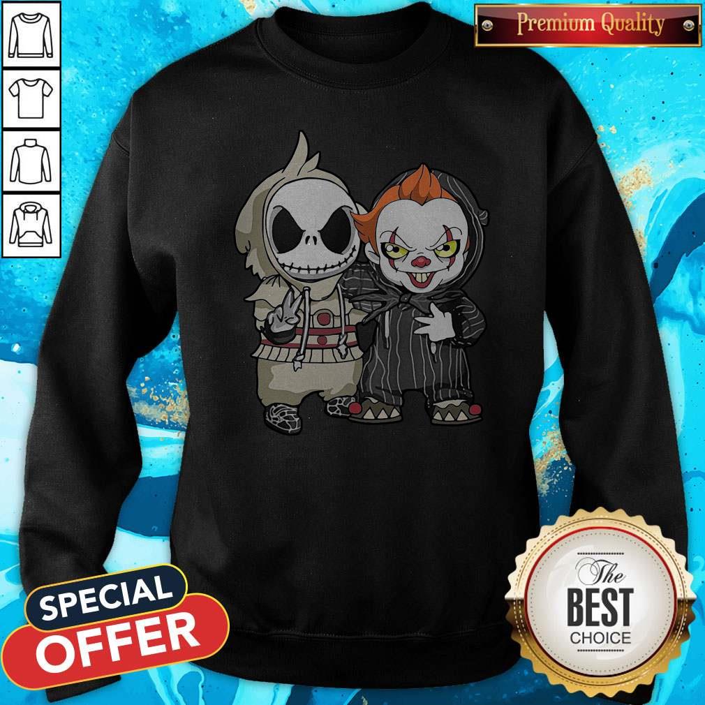 Jack Skellington And Pennywise Friend Happy Halloween Shirt