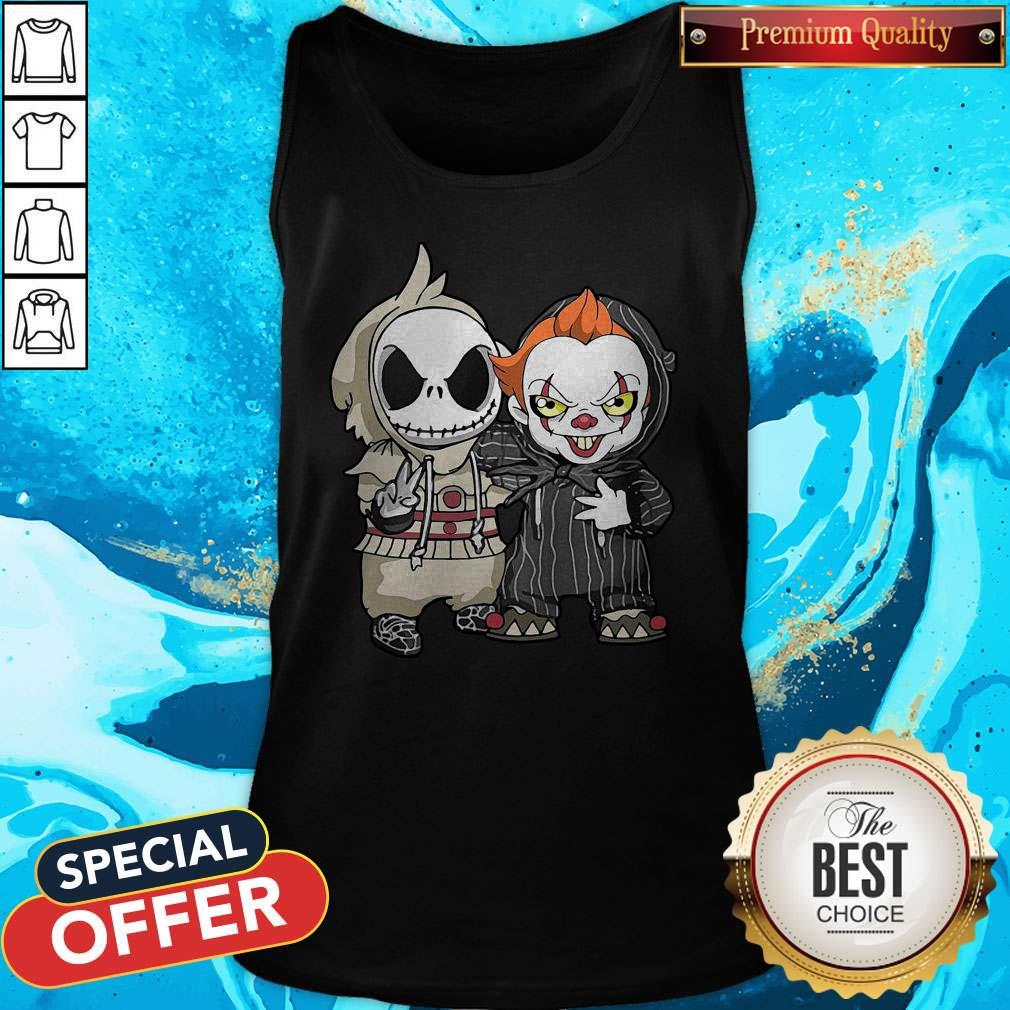 Jack Skellington And Pennywise Friend Happy Halloween Shirt