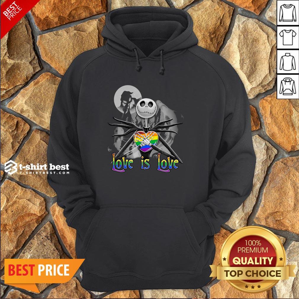 Jack Skellington LGBT Pride Love Is Love Shirt