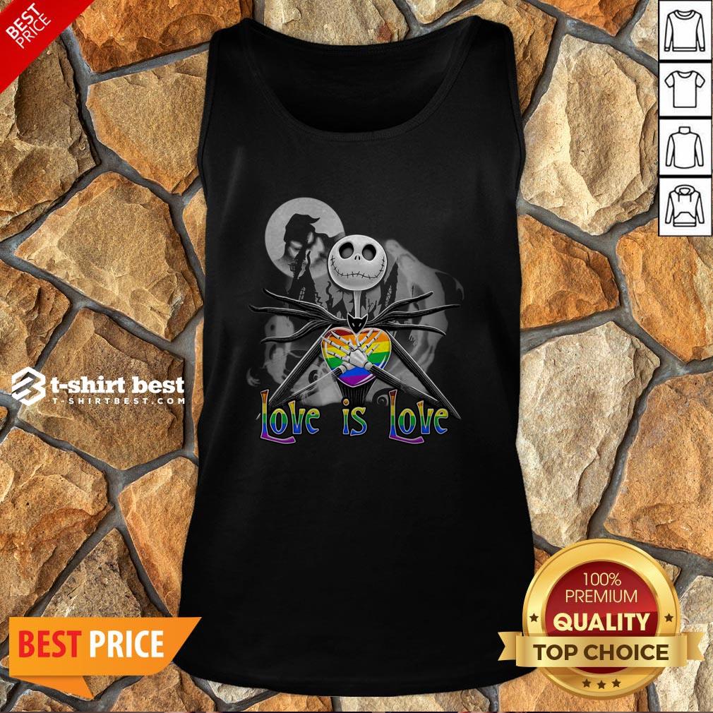 Jack Skellington LGBT Pride Love Is Love Shirt