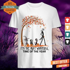 Jack Skellington And Friends It's The Most Wonderful Time Of The Year Halloween Shirt