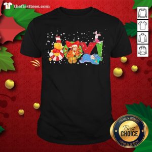 Lovely Pooh And Friend Joy Christmas Shirt