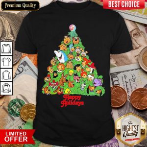 Hot Holidays From Your Favorite Cartoon Characters In A Christmas Tree Shirt