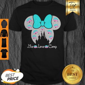 Disney Minnie Mouse Live Love Camp Shirt