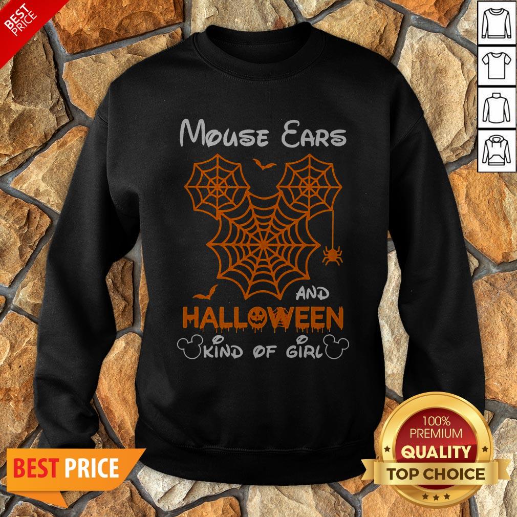 Mickey Mouse Ears And Halloween Kind Of Girls Shirt