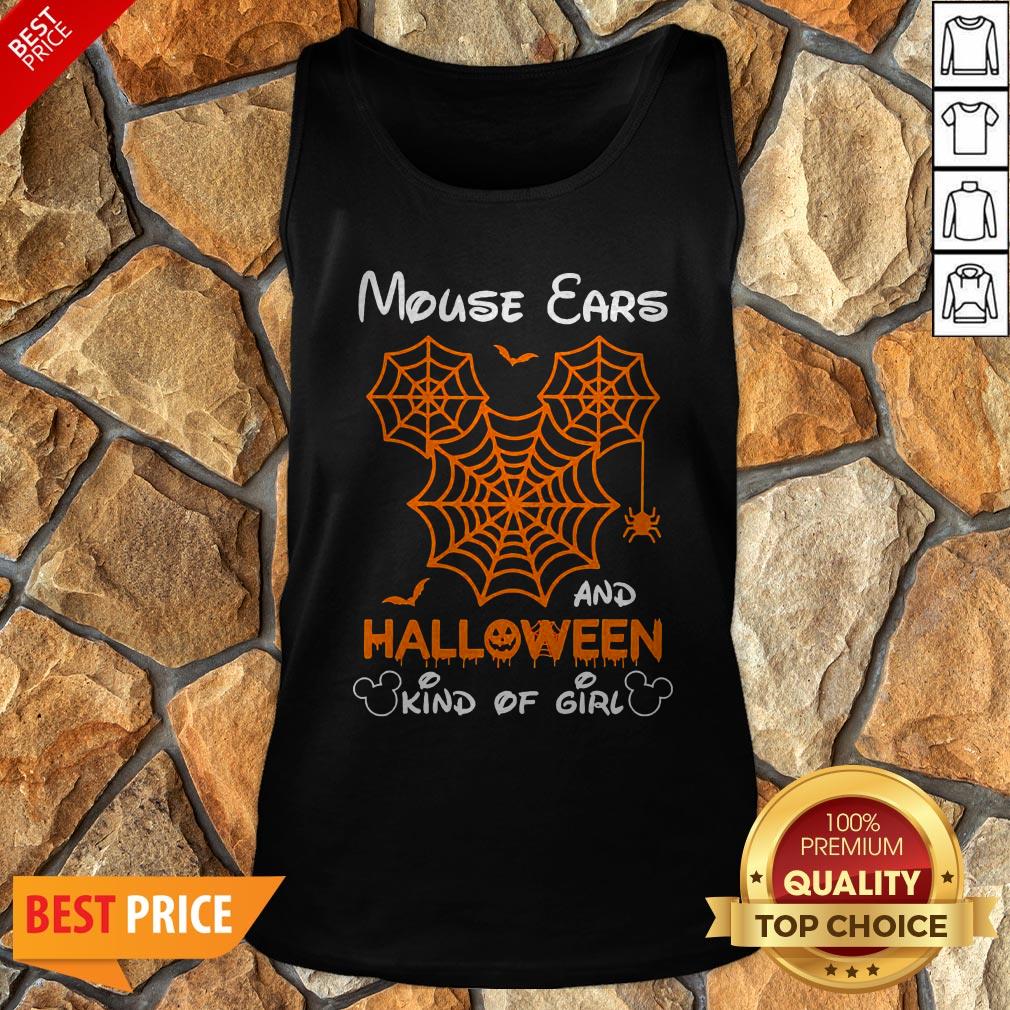 Mickey Mouse Ears And Halloween Kind Of Girls Shirt