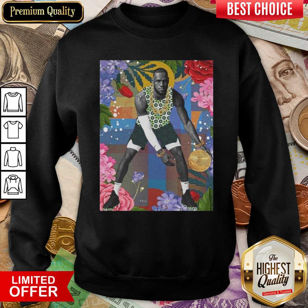 Nice Lebron James Flowers Shirt