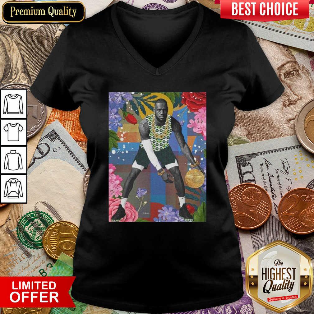 Nice Lebron James Flowers Shirt