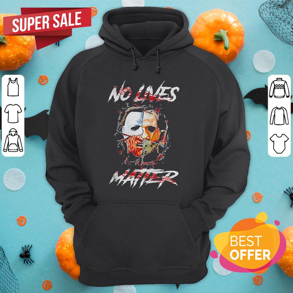 No Lives Matter Scary Horror Movies Character Halloween Shirt