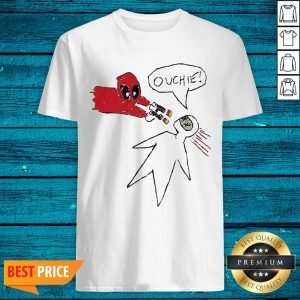 High Quality Ouchie Sketch Deadpool Shirt