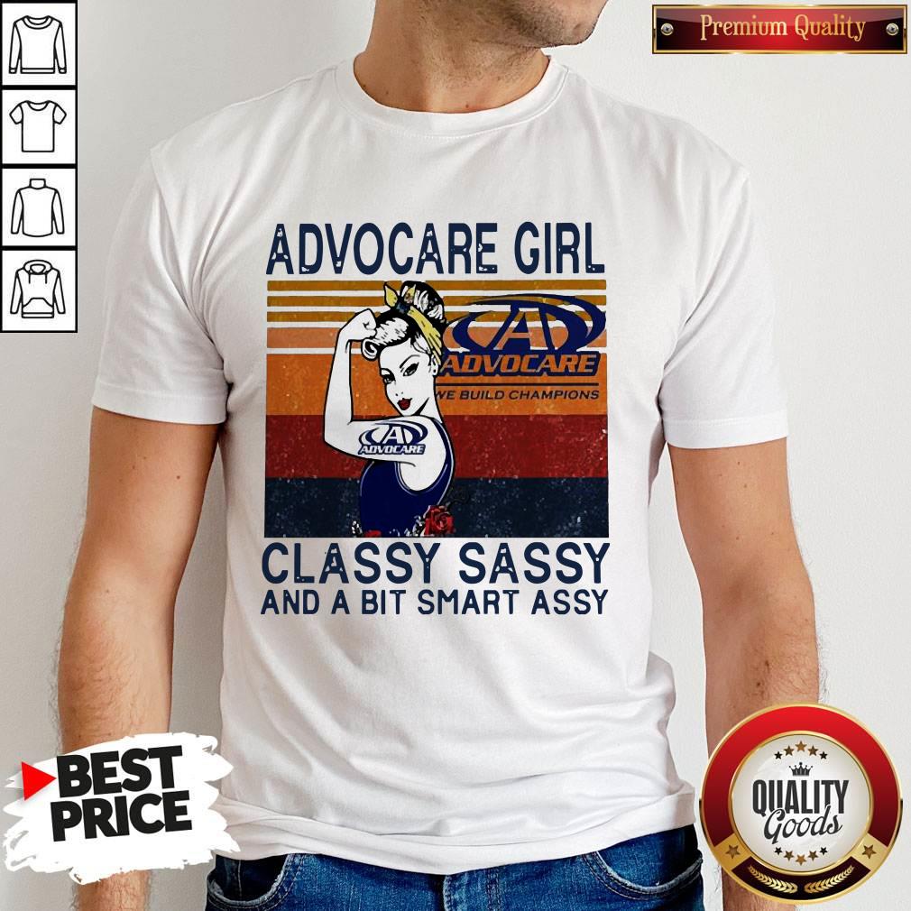 Official Advocare Girl Classy Sassy And A Bit Smart Assy Vintage Shirt