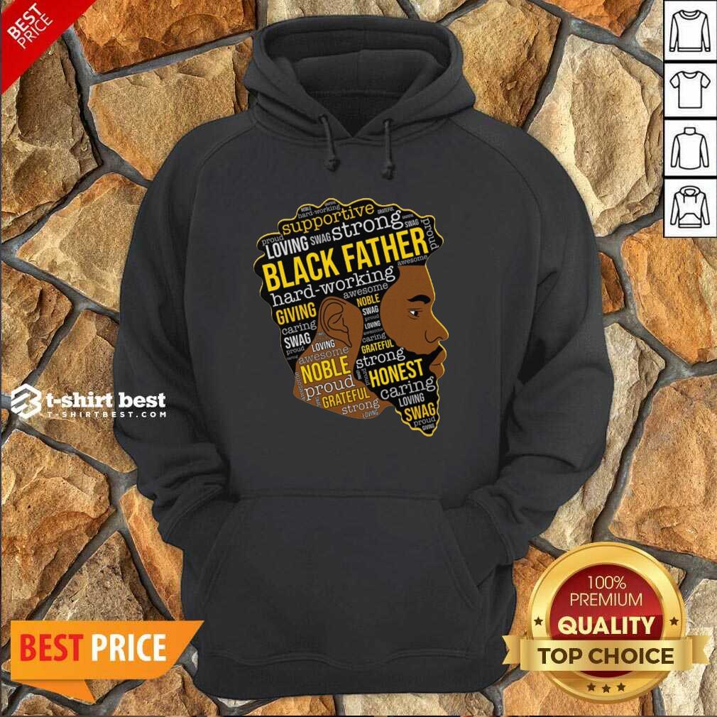 Official Black Father Giving Working Shirt