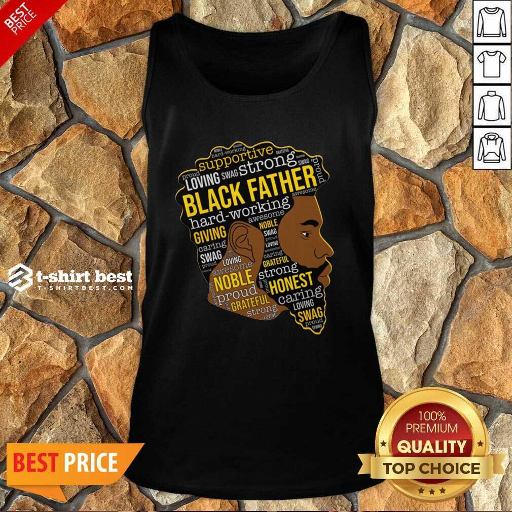 Official Black Father Giving Working Shirt
