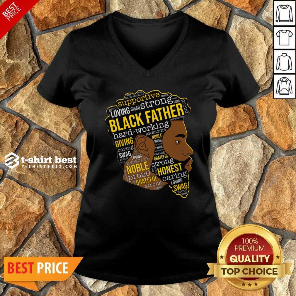 Official Black Father Giving Working Shirt