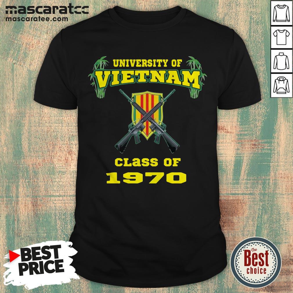 Official University Of Vietnam Class Of 1970 Shirt