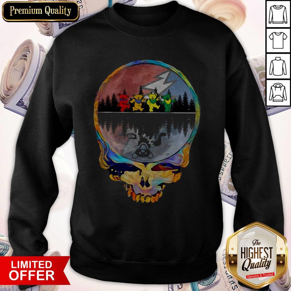 Perfect Grateful Dead Bear Skull Shirt