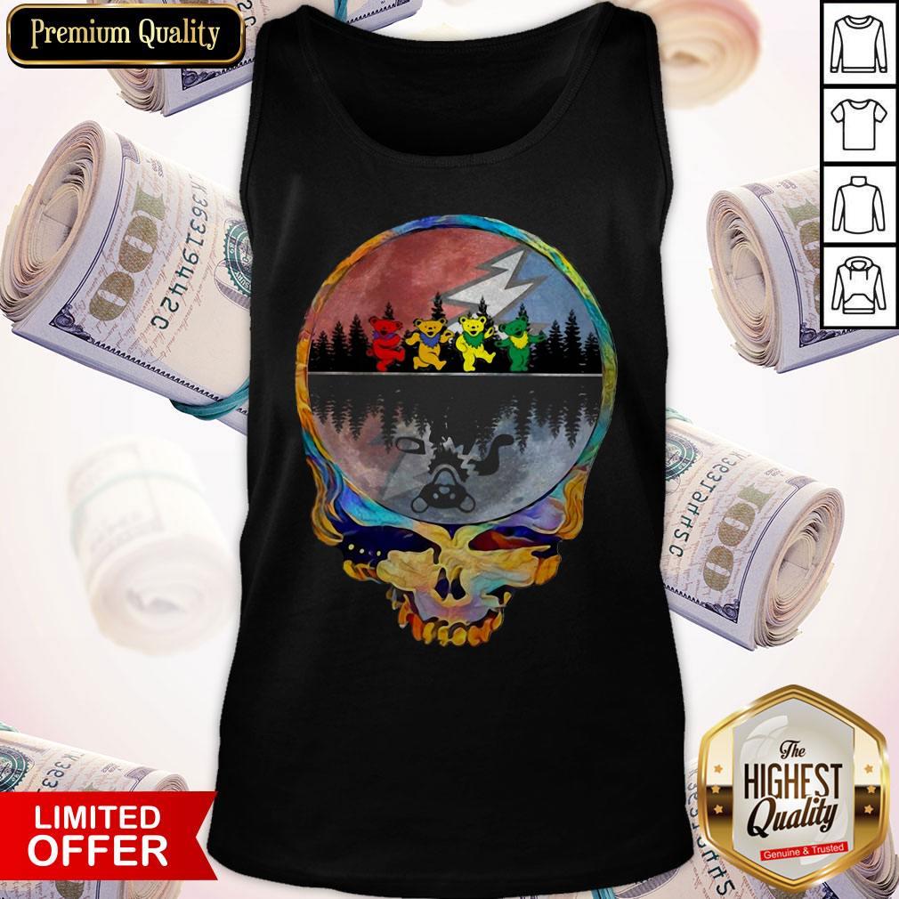 Perfect Grateful Dead Bear Skull Shirt