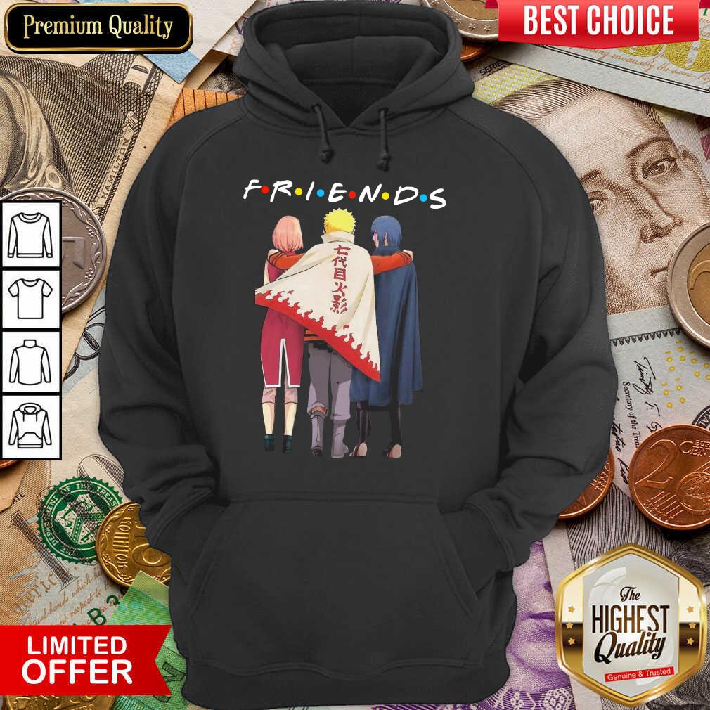 Premium Naruto Sakura And Sasuke Team 7 Friend Shirt